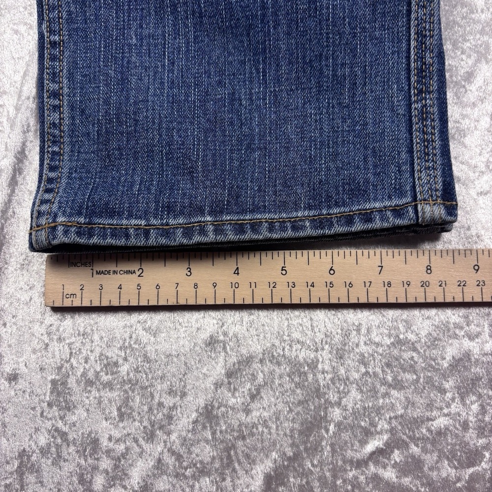 GAP Women's Size 4R Low Rise Capri Stretch Denim medium Wash Blue Jeans - Picture 7 of 9